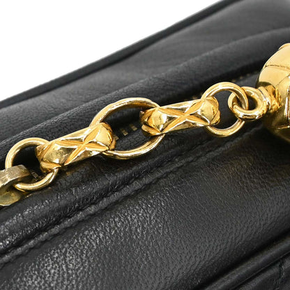 Chanel Black Lambskin Camera Bag Mini