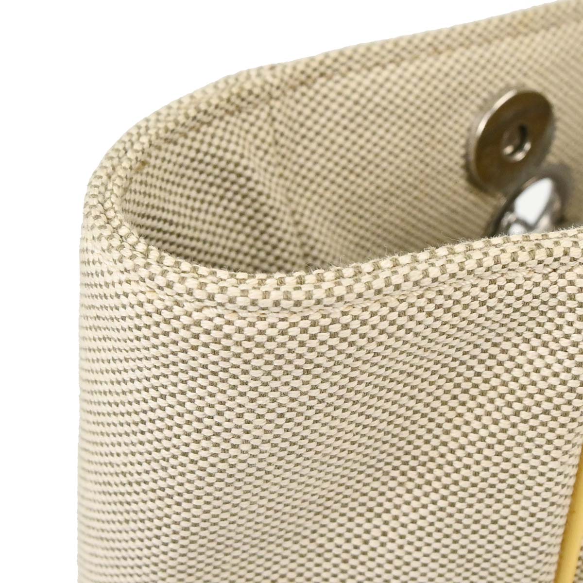 Chanel Black Yellow Canvas Camellia No.5 CC Tote Handbag