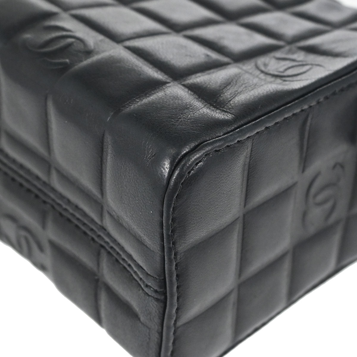 Chanel Black Lambskin Choco Bar Handbag