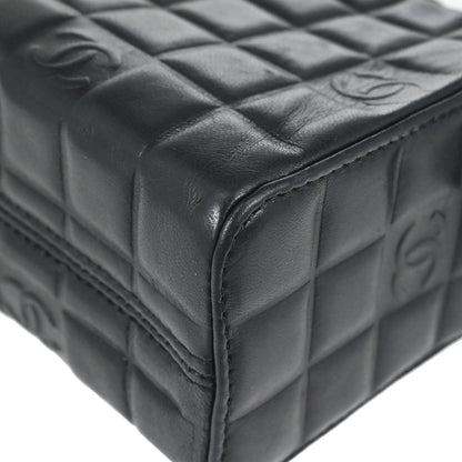 Chanel Black Lambskin Choco Bar Handbag