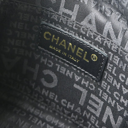 Chanel Black Lambskin Choco Bar Handbag