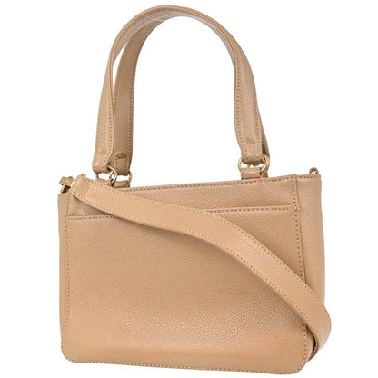 Chanel 2005-2006 Beige Caviar 2way Shoulder Handbag