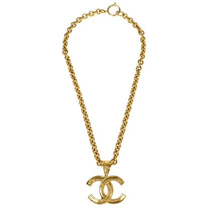 Chanel Gold CC Pendant Necklace 94P