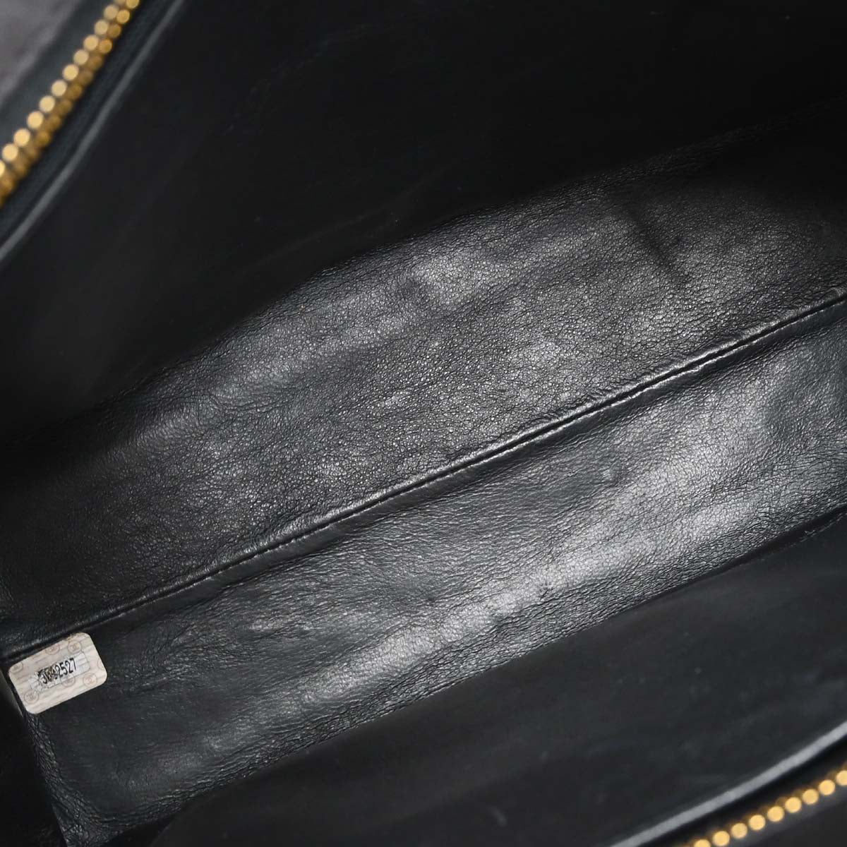 Chanel Black Lambskin Chain Tote Shoulder Bag