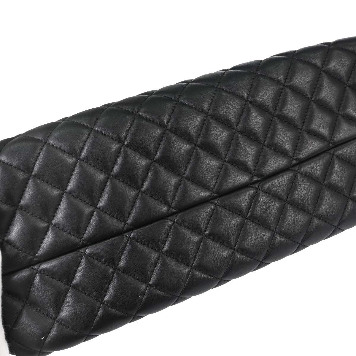 Chanel 2010-2011 Black Lambskin Medium Bowling Mademoiselle Handbag