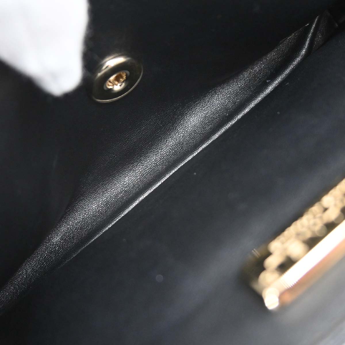 Chanel Black Rabbit Fur Paris-Cosmopolite Top Handle 2way Shoulder Handbag
