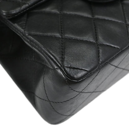 Chanel Black Lambskin Mini Classic Square Flap Shoulder Bag 17