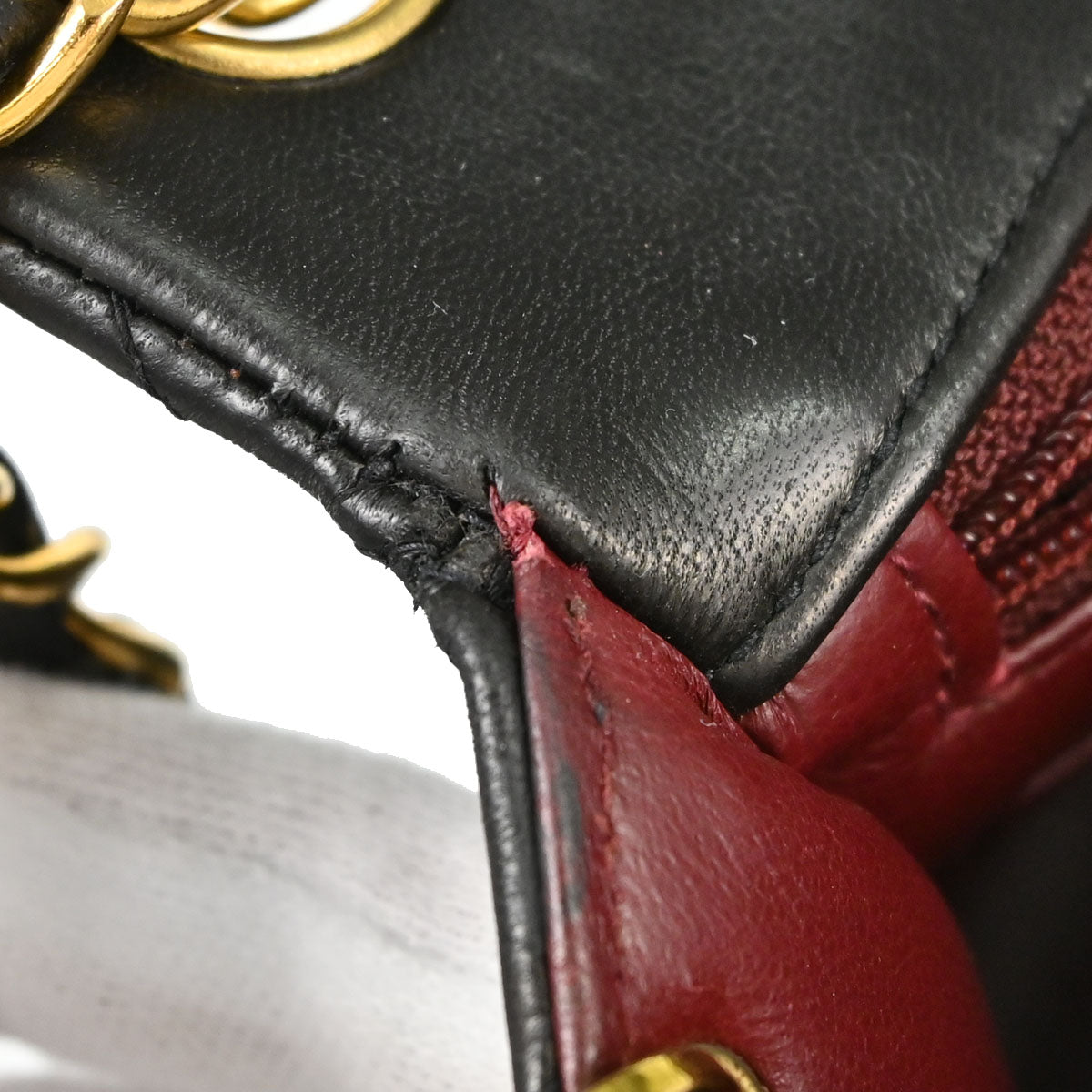 Chanel Black Lambskin Mini Classic Square Flap Shoulder Bag 17