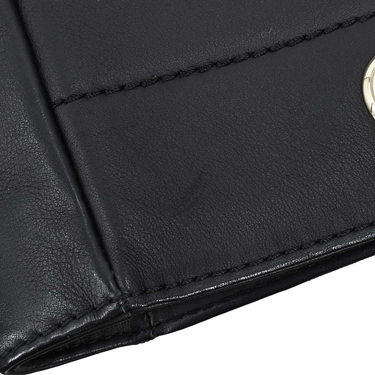Chanel Black Lambskin Choco Bar Wild Stitch Tote Handbag