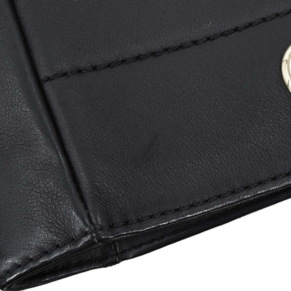 Chanel Black Lambskin Choco Bar Wild Stitch Tote Handbag