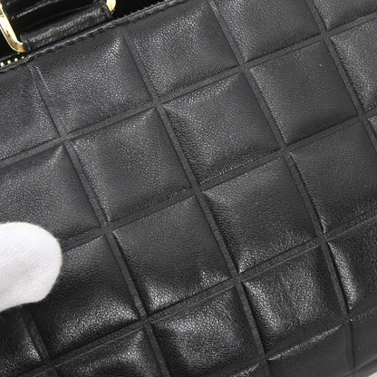 Chanel Black Lambskin Choco Bar Handbag