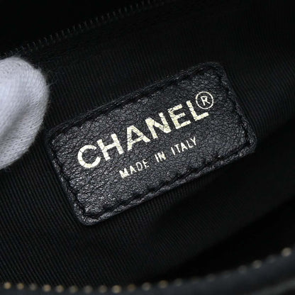 Chanel Black Lambskin Choco Bar Handbag