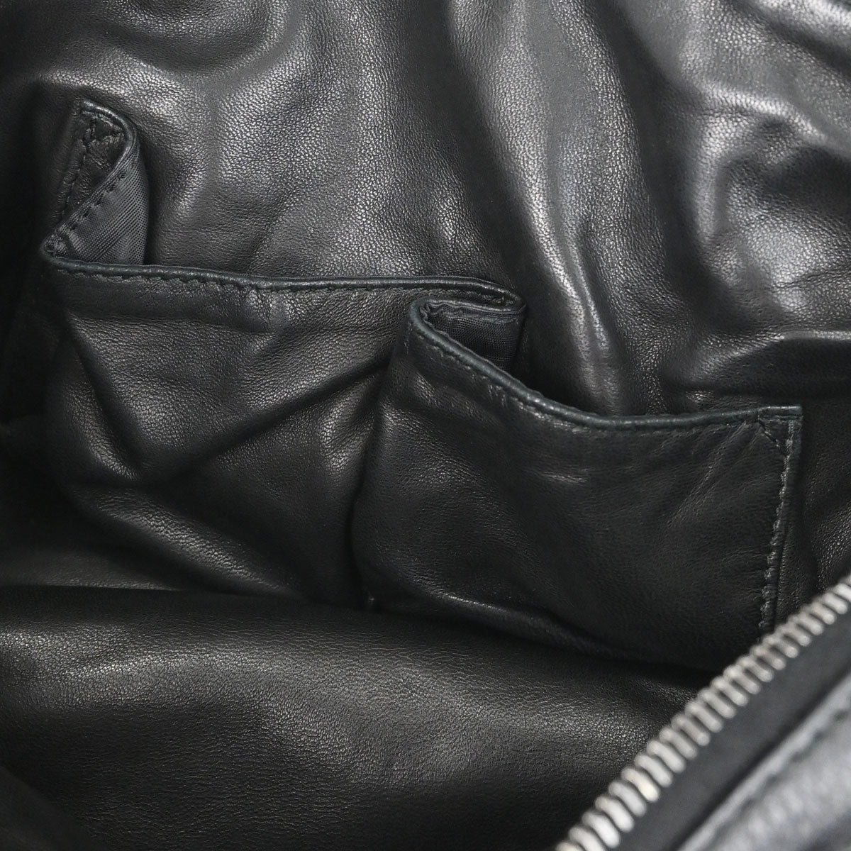 Gucci Black Leather Horsebit Icon Bit Chain 2way Shoulder Handbag