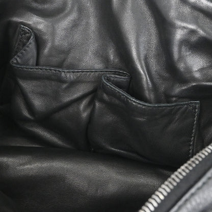Gucci Black Leather Horsebit Icon Bit Chain 2way Shoulder Handbag