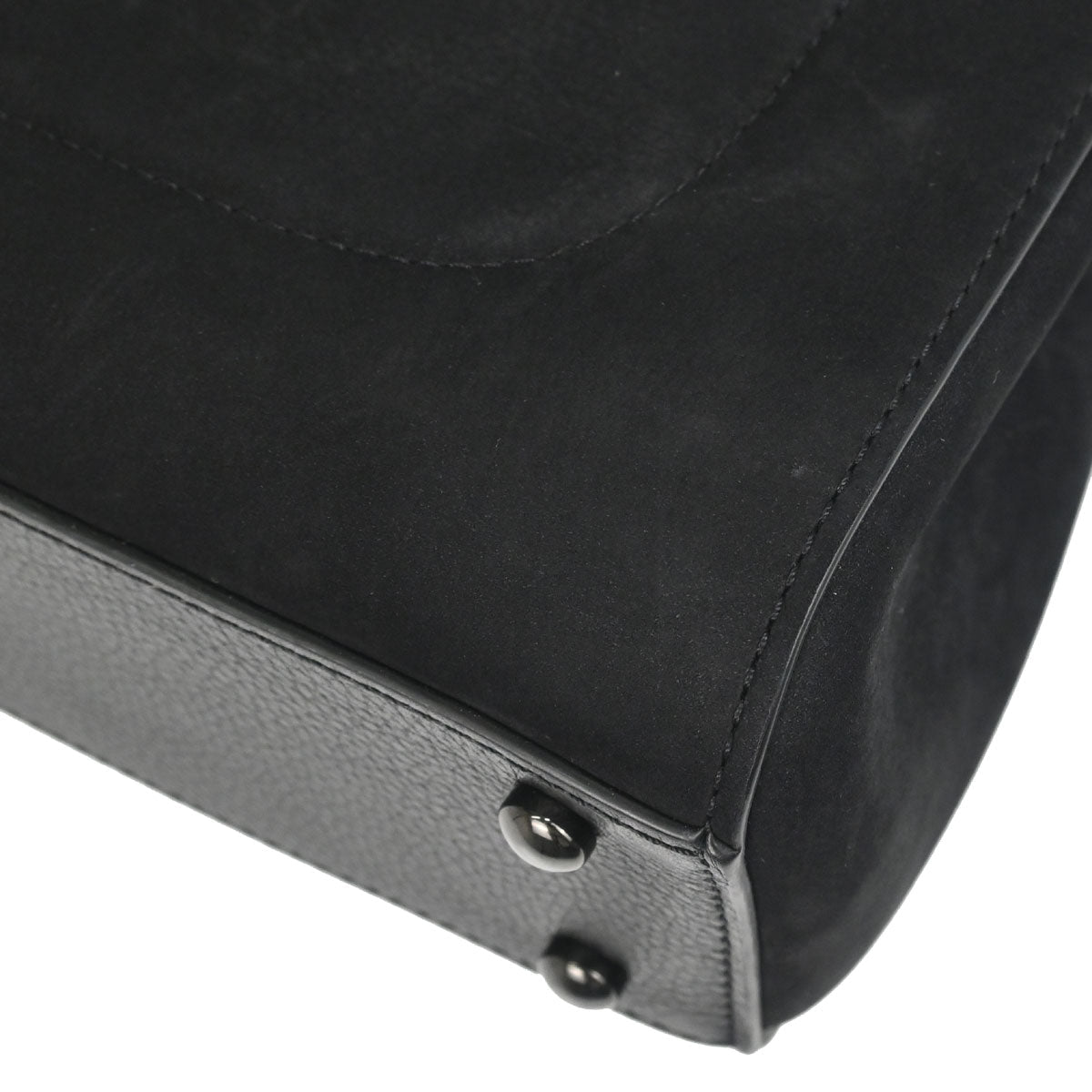 Chanel Black Calfskin Suede Neo Executive Cerf 2way Shoulder Tote Bag