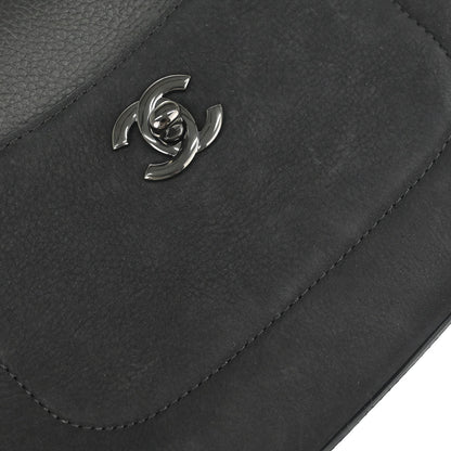 Chanel Black Calfskin Suede Neo Executive Cerf 2way Shoulder Tote Bag