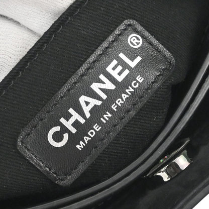 Chanel Black Calfskin Suede Neo Executive Cerf 2way Shoulder Tote Bag