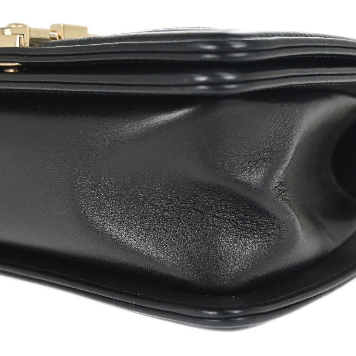 Boy Chanel Black Lambskin Small Chain Shoulder Bag