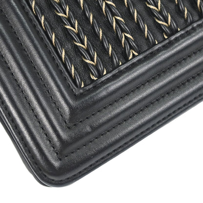 Boy Chanel Black Lambskin Small Chain Shoulder Bag