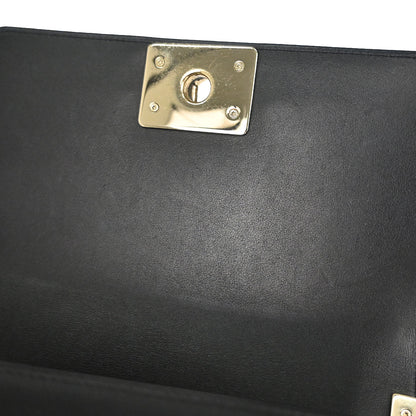 Boy Chanel Black Lambskin Small Chain Shoulder Bag