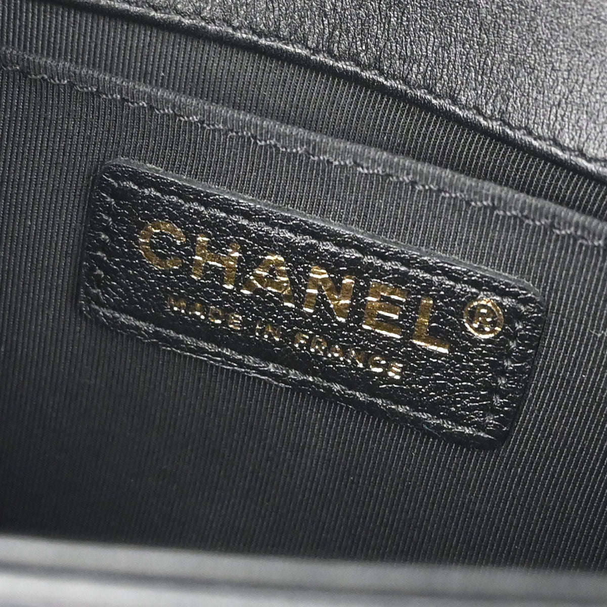 Boy Chanel Black Lambskin Small Chain Shoulder Bag