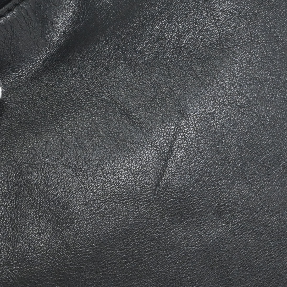 Chanel Black Calfskin Patent Leather Modern Chain Rhodoid Hobo Handbag