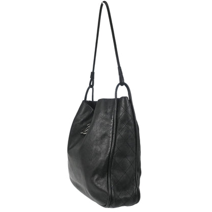 Chanel Black Calfskin Paris-Rome Coco Curve Hobo Shoulder Bag