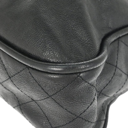 Chanel Black Calfskin Paris-Rome Coco Curve Hobo Shoulder Bag