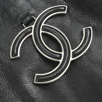 Chanel Black Calfskin Paris-Rome Coco Curve Hobo Shoulder Bag