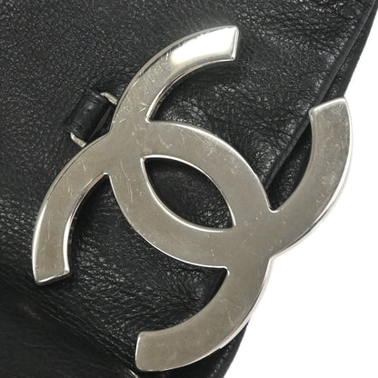 Chanel Black Calfskin Paris-Rome Coco Curve Hobo Shoulder Bag