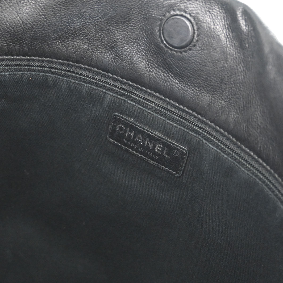 Chanel Black Calfskin Paris-Rome Coco Curve Hobo Shoulder Bag