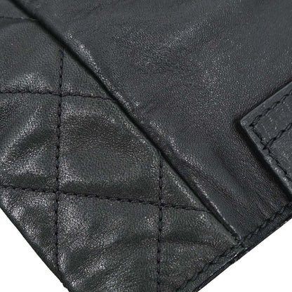 Chanel Black Lambskin Mademoiselle Lock Tote Handbag