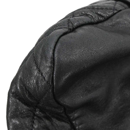 Chanel Black Lambskin Mademoiselle Lock Tote Handbag