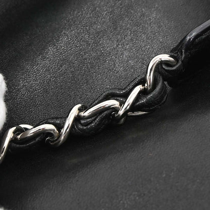 Chanel Black Lambskin Mademoiselle Lock Tote Handbag
