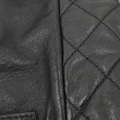 Chanel Black Lambskin Mademoiselle Lock Tote Handbag