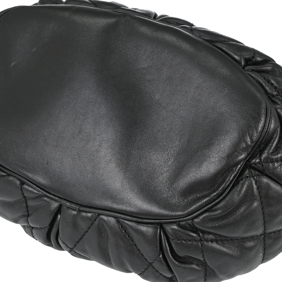 Chanel 2005-2006 Black Lambskin Cloudy Bundle Tote Handbag
