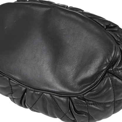 Chanel 2005-2006 Black Lambskin Cloudy Bundle Tote Handbag