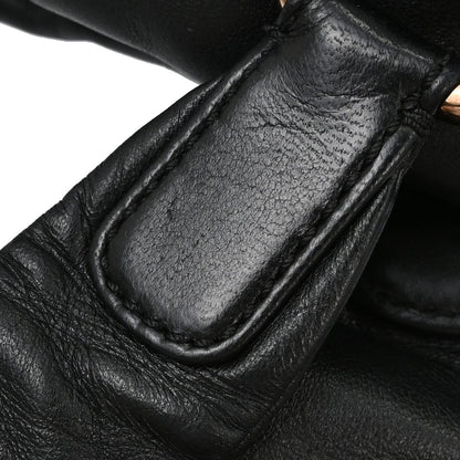 Chanel 2005-2006 Black Lambskin Cloudy Bundle Tote Handbag