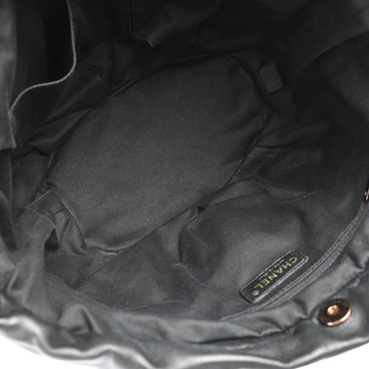 Chanel 2005-2006 Black Lambskin Cloudy Bundle Tote Handbag