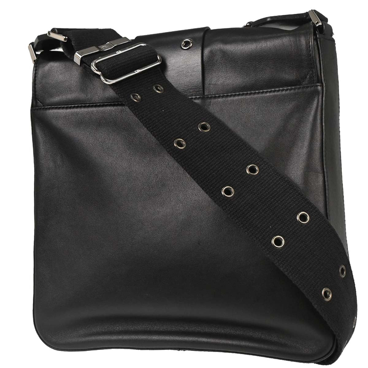 Christian Dior Black Leather Street Chic Shoulder Bag