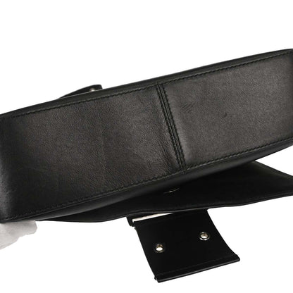 Christian Dior Black Leather Street Chic Shoulder Bag