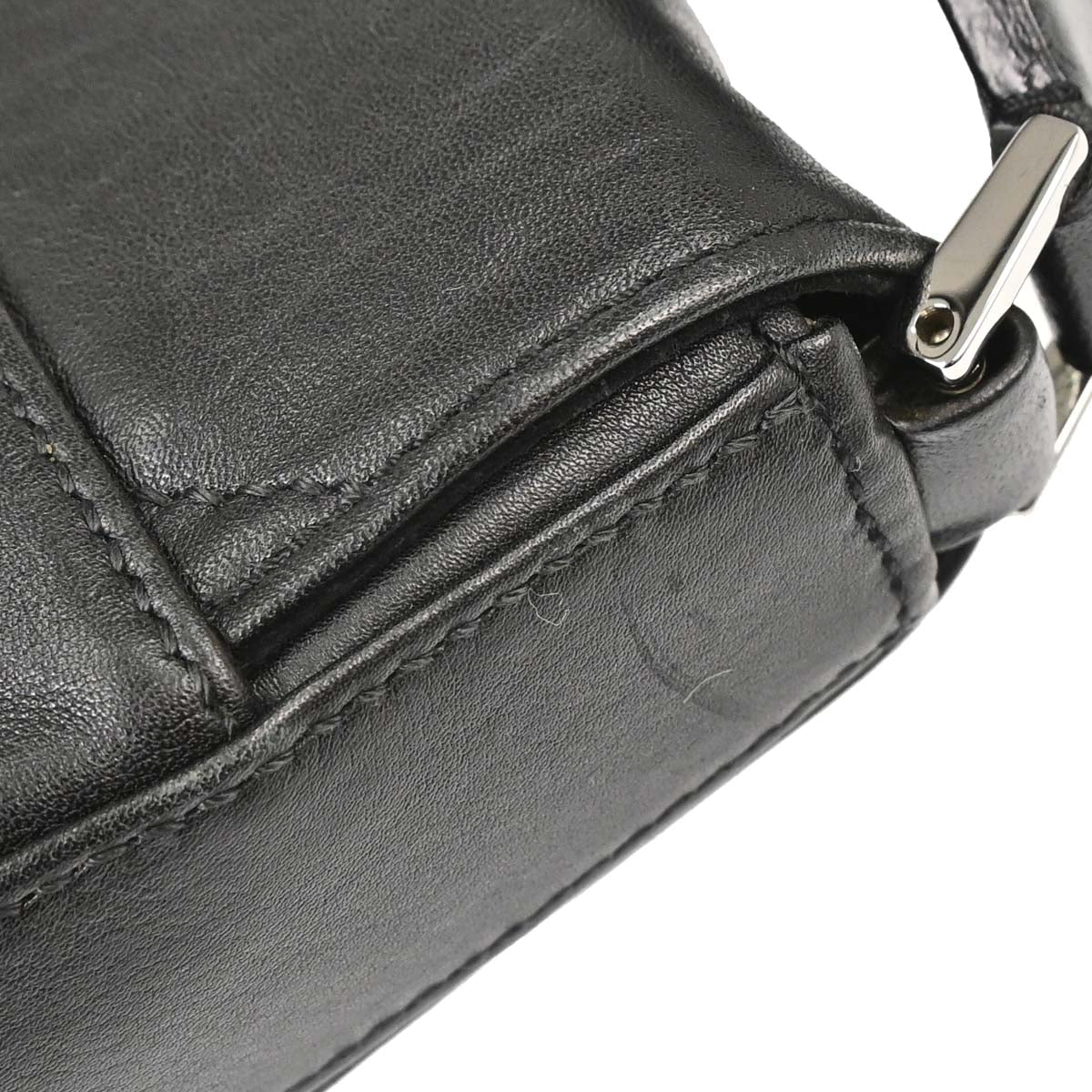 Christian Dior Black Leather Street Chic Shoulder Bag