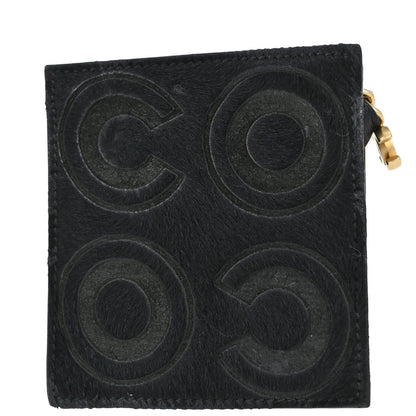 Chanel 2000-2001 Black Pony Hair COCO Pouch Charm