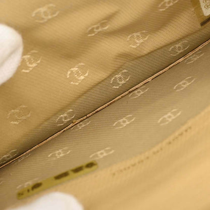Chanel Beige Leather Coin Purse Wallet