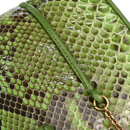 Prada * Green Python Handbag