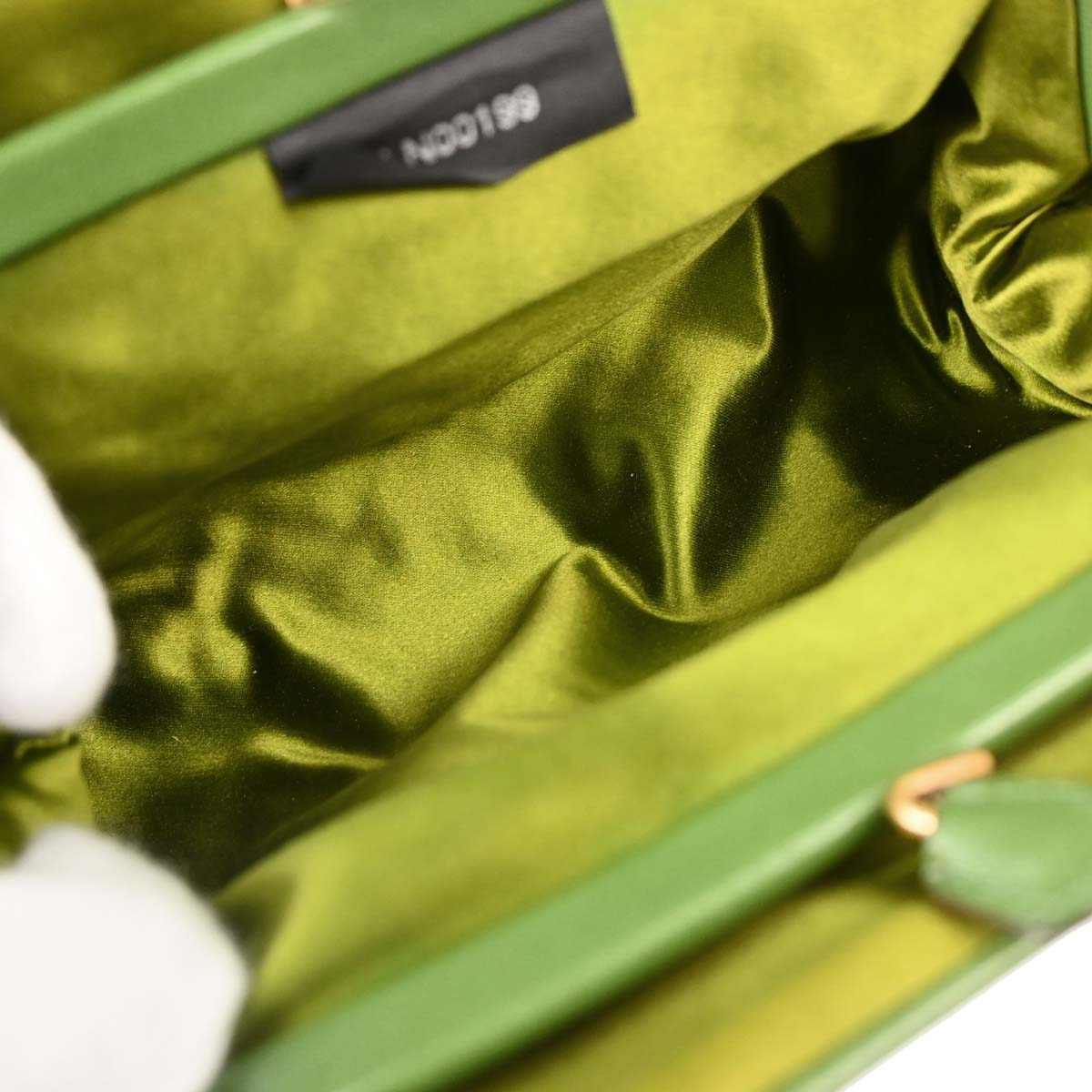 Prada * Green Python Handbag