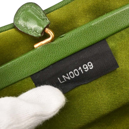 Prada * Green Python Handbag