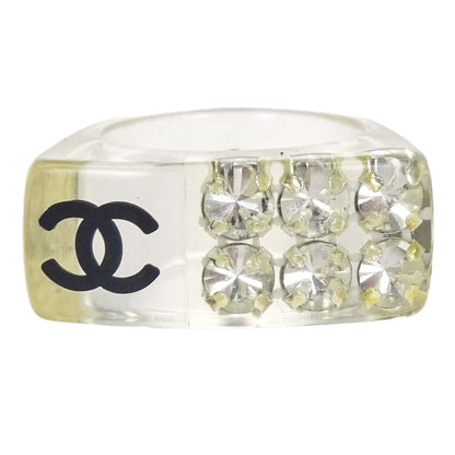Chanel Ring Clear Acrylic #53 05P