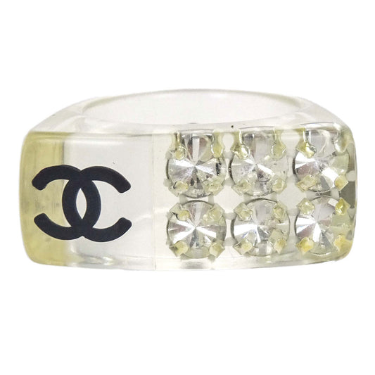Chanel Ring Clear Acrylic #53 05P