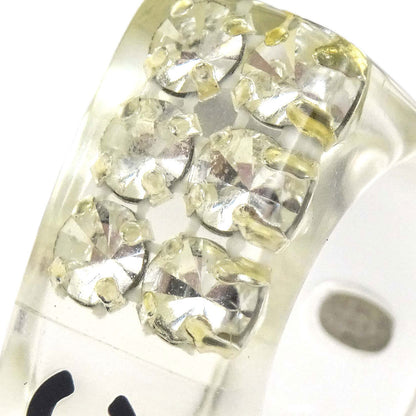 Chanel Ring Clear Acrylic #53 05P